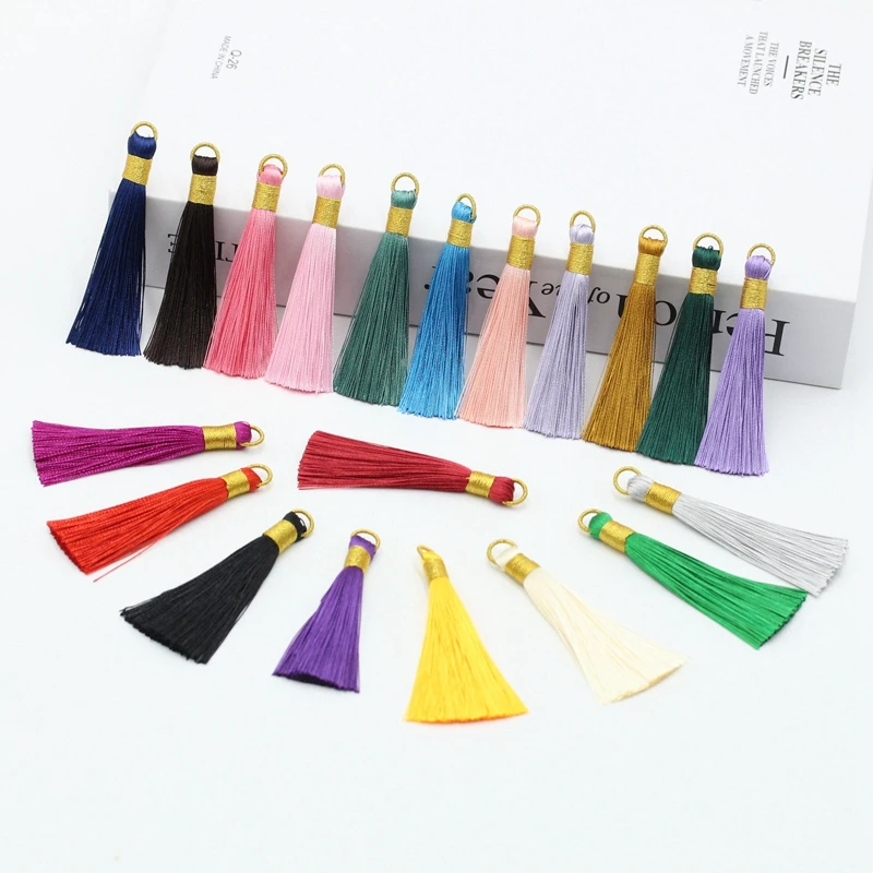 5 шт. шелковые кисточки/Аксессуары для ювелирных изделий/Аксессуары