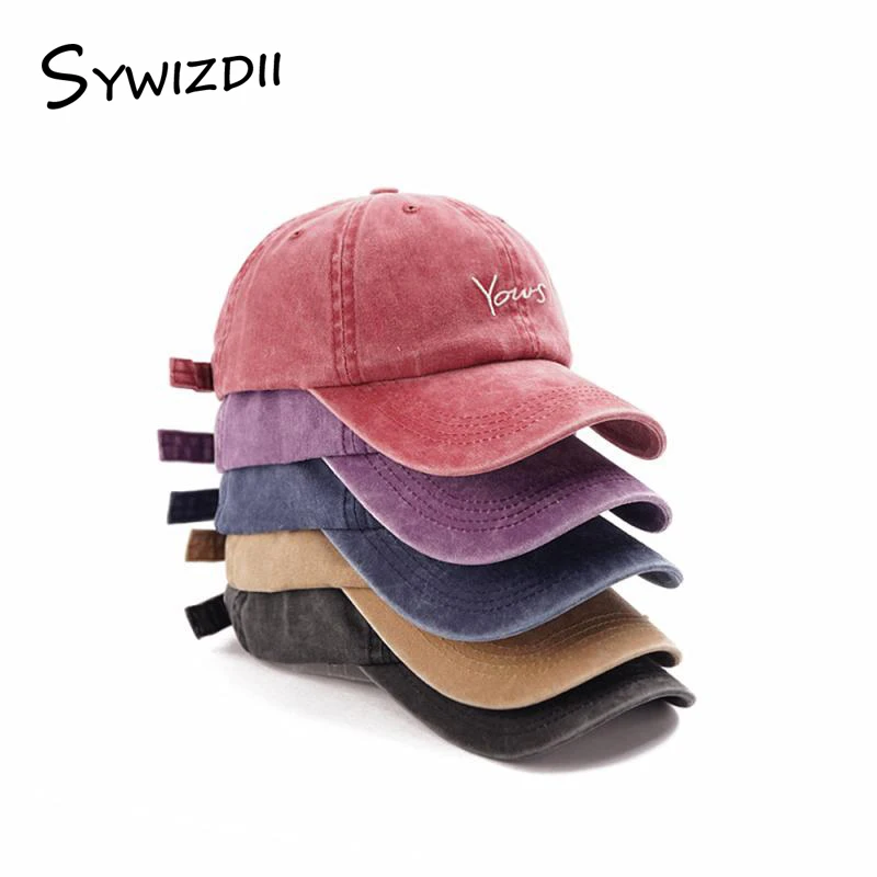 

Бейсболка унисекс SYWIZDII, хлопковая, с вышивкой, для лета, повседневная бейсболка шапка