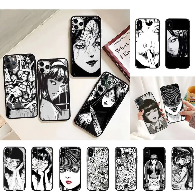 Чехол для телефона с ужасным комиксом junji ito Tomie Tees iphone 13 8 7 6 6S Plus 5 5S SE 2020 12pro max XR X XS MAX