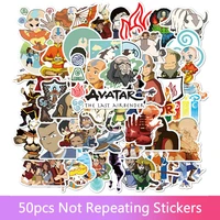 50pcs avatar the last airbender kids sticker pegatina diy stationery skateboard laptop guitar anime sticker