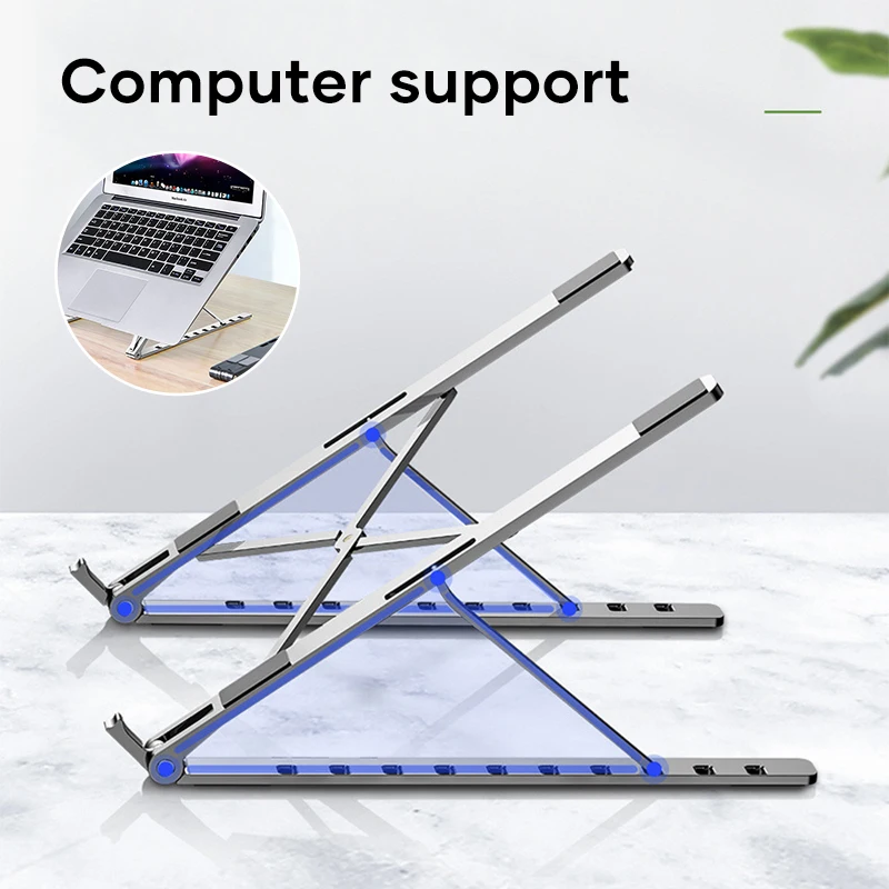 

Newly Ergonomic Foldable Portable Adjustable Laptop Tablet Stand Laptop Holder Riser Computer Stand For Computer Laptop CLA88