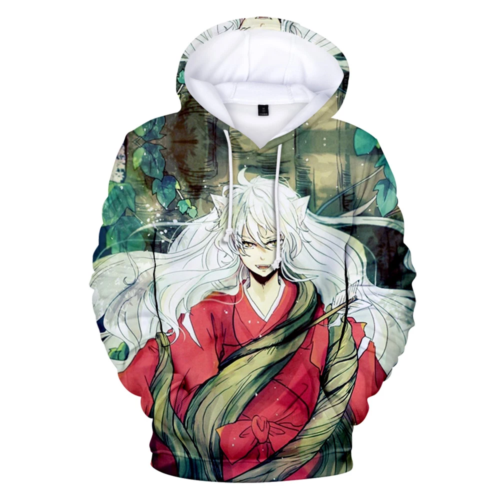 Хит продаж толстовки с капюшоном аниме Inuyasha Детские/мужские/женские осенне