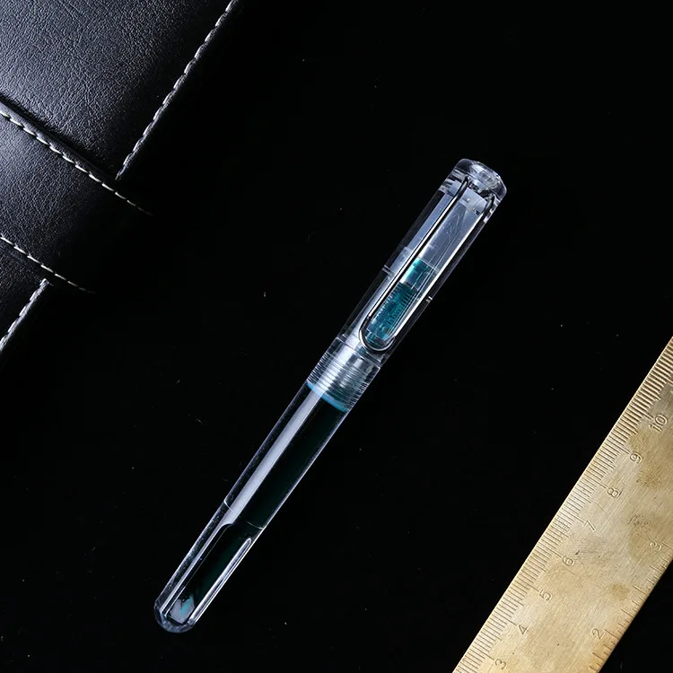 Ручка перьевая Прозрачная с наполнителем демонстрационная чернильная ручка для