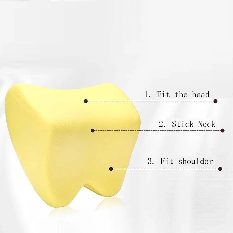 

Car Neck Seat Lumbar Support Pillow Cushion Back Pillow Memory Cotton Lumbar Support For Office Chair Cushion For Car Auto