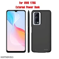 6800mah portable battery charger case for vivo y76s power case external power bank charging cover for vivo y76s battery case