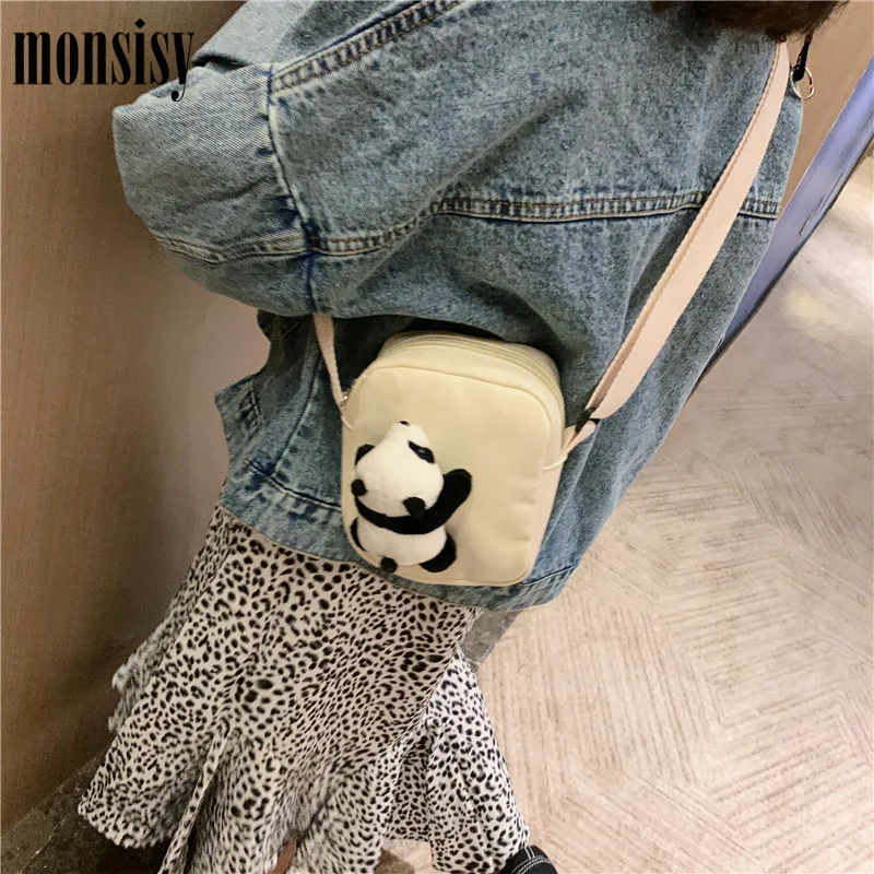 Monsisy Детский кошелек для монет холщовые сумки через плечо мальчиков и девочек