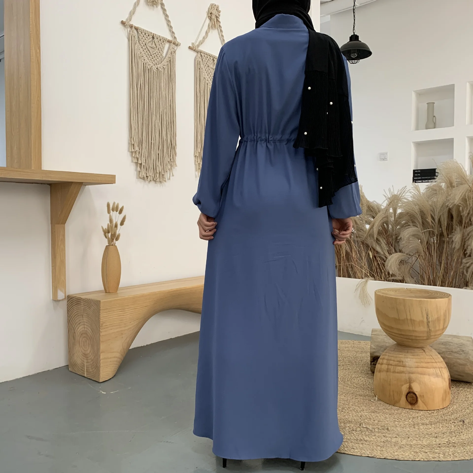 2021 женский Дубай Abaya Турция мусульманский модный хиджаб длинное платье с