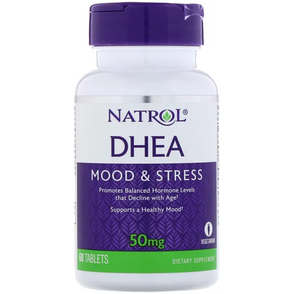 2 шт. Natrol DHEA настроение и стресс 50 мг 60 таблеток кальция способствует