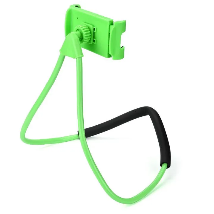 Universal Lazy Hanging Neck Phone Stand Mount Necklace Support Bracket Holder Bendable Bracket Holder For Phone Porte Telephone