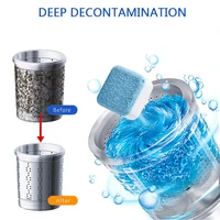 deep decontamination laundry washer blocks laundry effervescent cleaner washer machine cleaning detergent tablets washing tabs