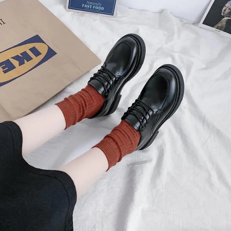 Hidden Wedge Platform Ankle Strap Shoes Woman Height Increasing Office Work Shoes Lady Dropshipping Casual PU Women Pumps