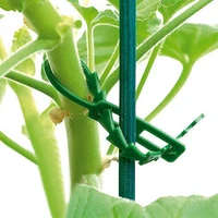 50pcslot adjustable plastic plant cable ties greenhouse grow kits for garden tree climbing
