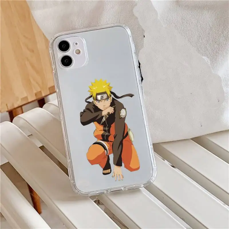 

Naruto Cartoon Animated anime Phone Case Transparent for iPhone 11 12 mini pro XS MAX 8 7 6 6S Plus X 5S SE 2020 XR