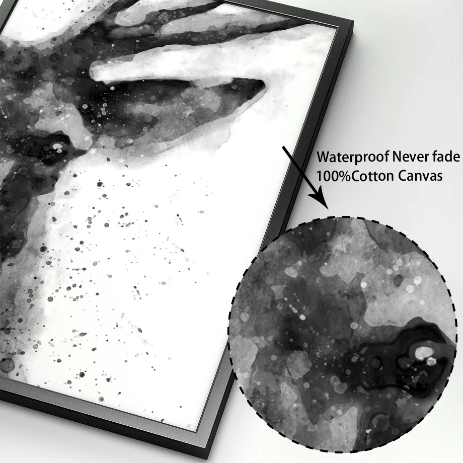 Настенные картины на холсте с изображением медведя волка оленя панды тигра енота