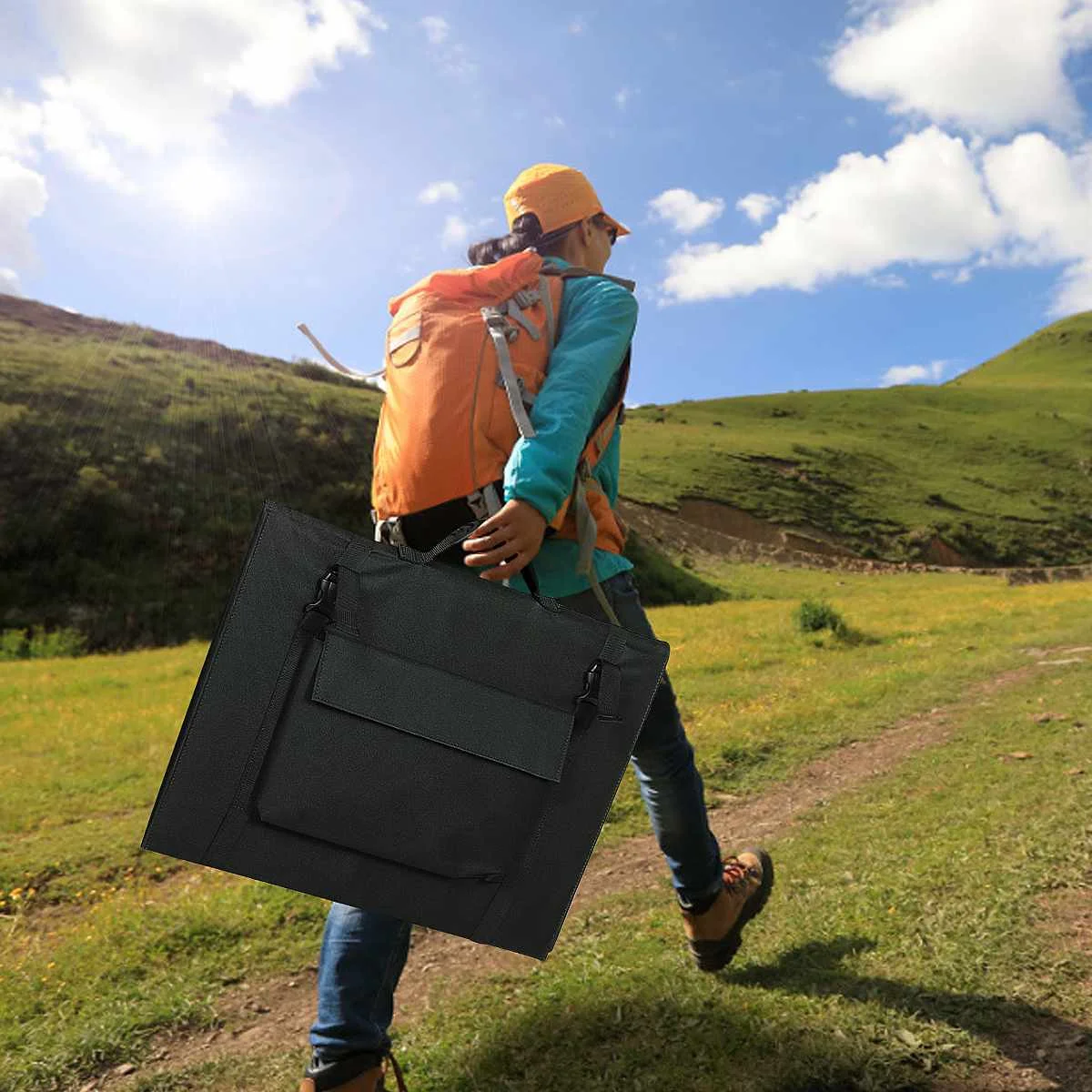 18V 400W солнечная панель монокристаллическая батарея Складная посылка с 1 5 m