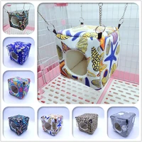 Cube Small Pet Cage Warm Winter Hamster Mini Cage Hanging Bird Nest Bed House Hammock For Rodent Guinea Pig Rat Hedgehog