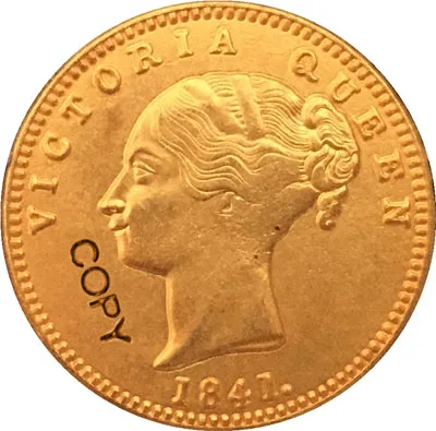Копия из 1841 британских монет с покрытием 24-каратным золотом | Дом и сад