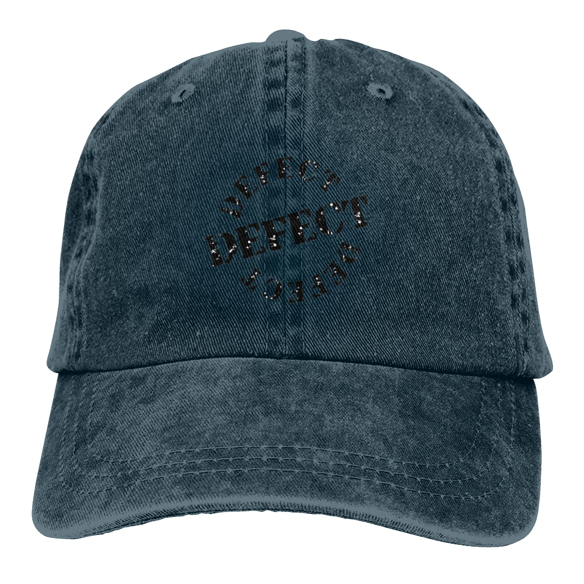 

Defect Stamp Sign Sticker Washed Baseball Cap Cowboy Hat Fitted Cap Snapback Hat for Men Women Casual Cap Sun Hat Outdoor Cap