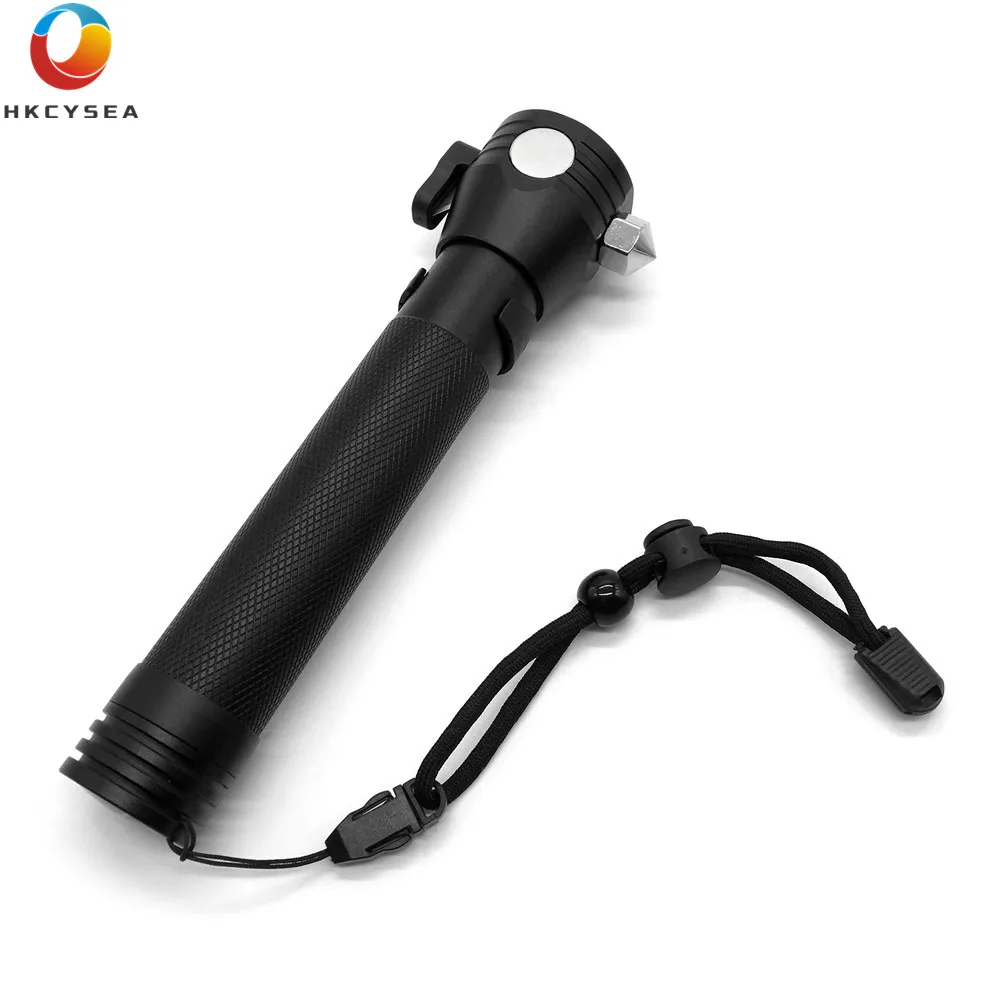 CARMOUR Solar Power Flashlight Battery Waterproof Torch Compass LED Lights for Outdoor Sport Emergency Survival Camping | Автомобили и