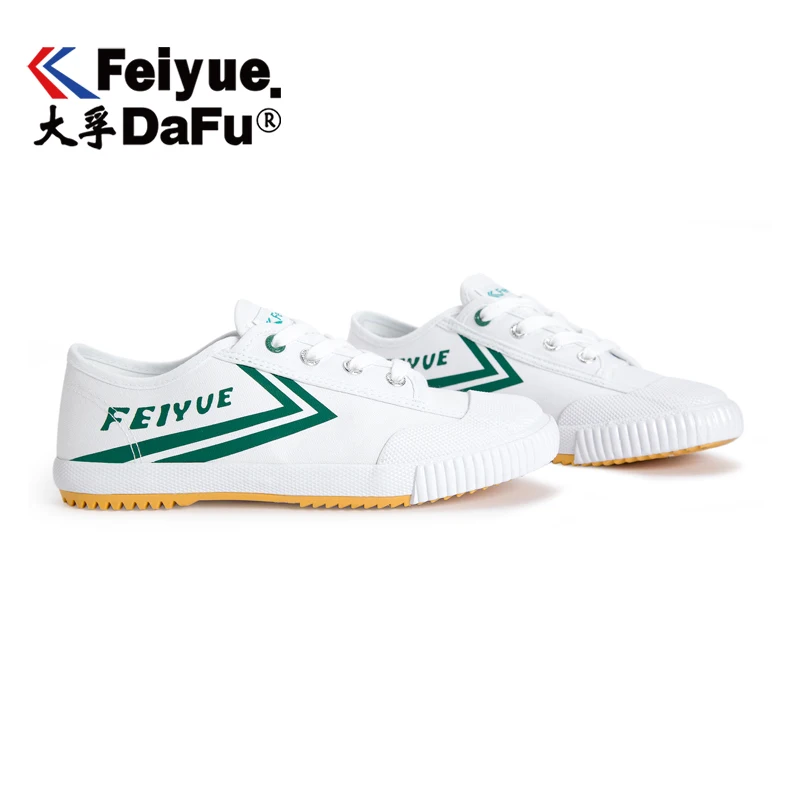 Мужские и женские парусиновые кроссовки Feiyue классические на плоской подошве с