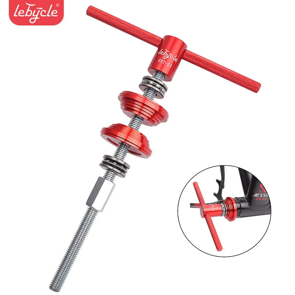 

MTB Road Bike Upgraded Headset Bottom Bracket BB Install Double-Side Plane Thrust Bearing Press In Tool 400mm Threaded Rod