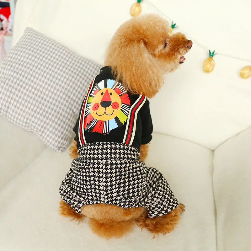 PETCIECLE платье для домашних животных плюшевый Померанский Bichon собака Удобная осень