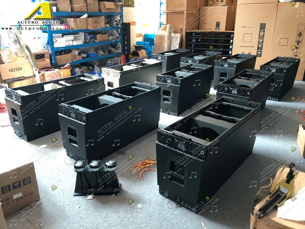 TTL55 три способа двойной 12 дюймов динамик 3600 Вт высокой мощности Мощность профессиональная сценическая линейного массива