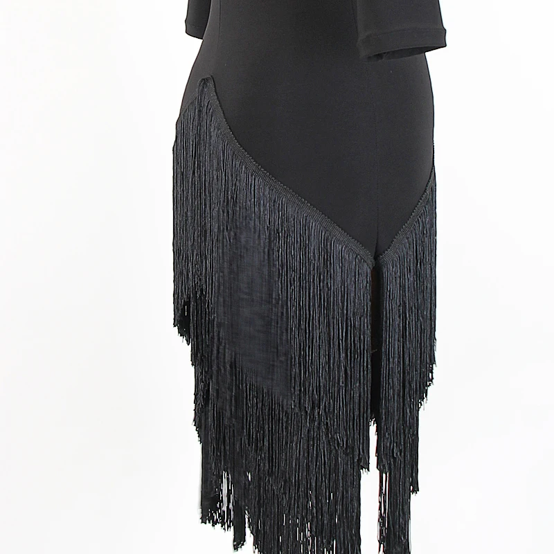 Женские костюмы для бальных танцев элегантные с бахромой взрослых