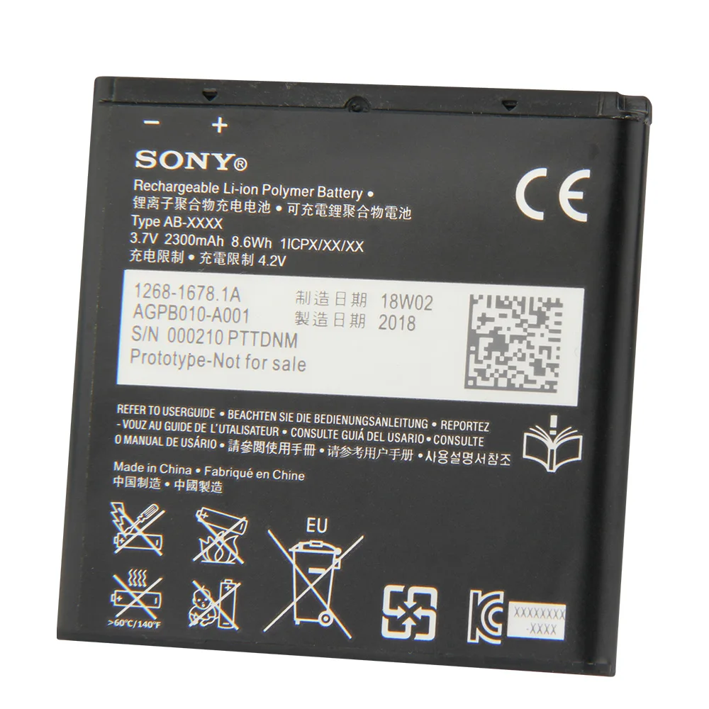 Оригинальная запасная батарея для телефона BA950 Для SONY Xperia M36h C5502 C5503 AB 0300 ZR