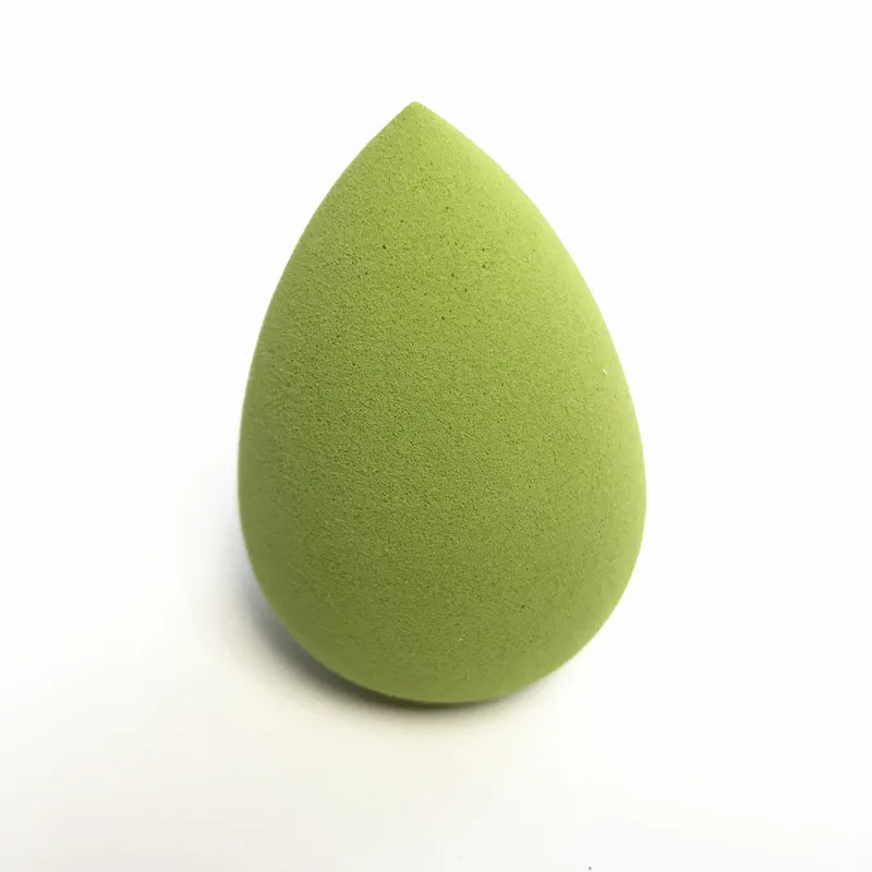 Green 1 шт. капли воды мягкая красота макияж Губка Puff brochas maquillaje Профессиональный pinceaux макияж набор pennelli trucco - Цвет: Green