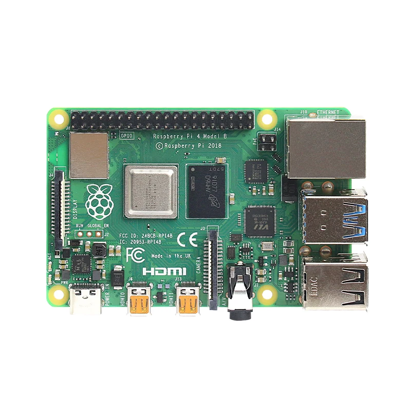 

Новое поколение Raspberry Pi 4B Raspberry Pi 4th Generation B компьютерная плата разработки AI Python Basic Kit
