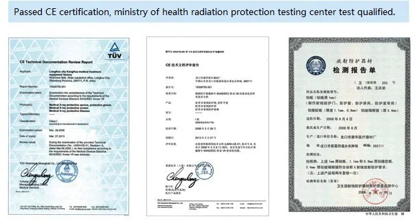 Настоящие рентгеновские очки с защитой от гамма-лучей 0 5 ММП фронтальная и