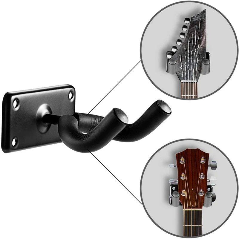 6 teilesatz wand hängen elektrische folk gitarre haken bass pick set ukulele display ständer instrument halter free global shipping