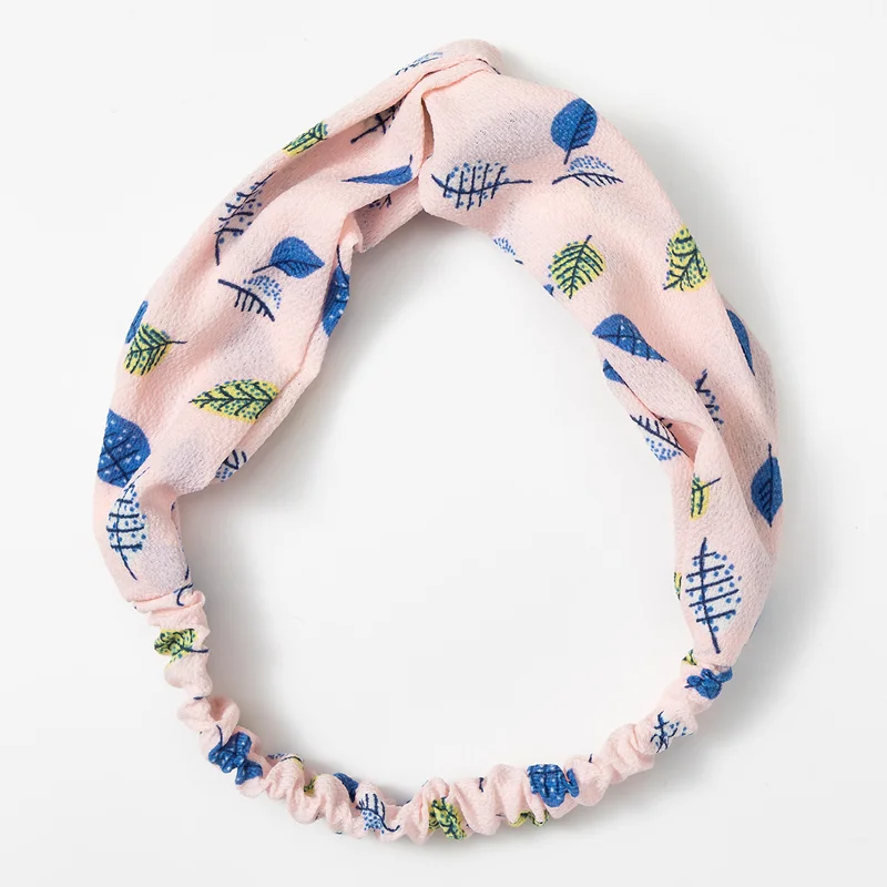 Новинка 2020 года Весенняя мода в стиле бохо для девочек: винтажные перекрестные ободки для волос, женские аксессуары.