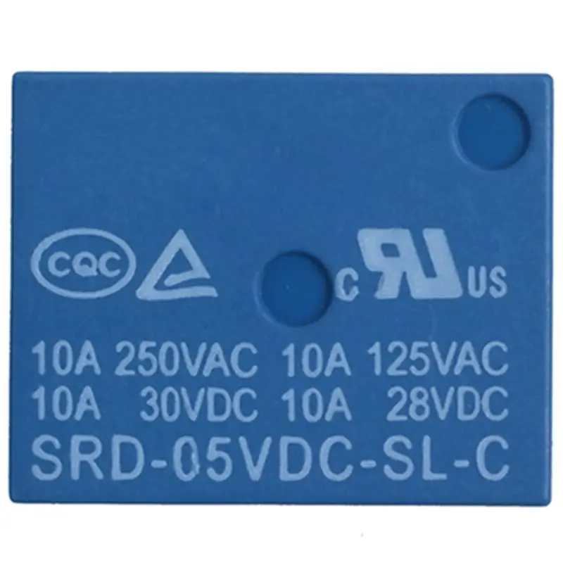 10 шт. SRD 05VDC SL C DC 5V Номинальная катушка SPDT миниатюрное реле мощности синий|Реле| |