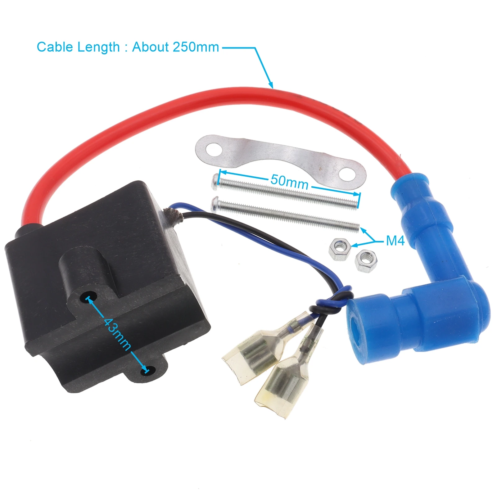 Статора Магнето катушки зажигания CDI для моторизованных 2 тактный 49cc 60cc 80cc