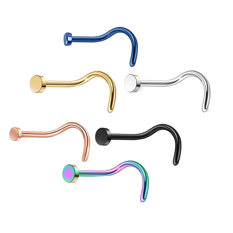 

Fashion Medical Stainless Steel Nose Ring Summer Fake For Women Girl Septum Nose Ring Jewelry Gifts