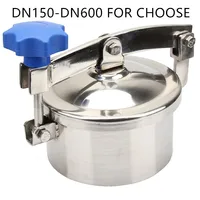 DN150-DN600  Non-pressure Round Manhole Cover  SS304 Stainless Steel Sanitary Manway Door