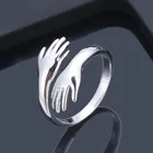 Кольца MOONROCY для женщин и девушек, винтажные серебряные кольца золотого цвета