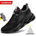 Легкая защитная обувь, мужские ботинки, камуфляжная рабочая обувь, строительная неразрушаемая обувь, рабочие кроссовки, мужские защитные ботинки