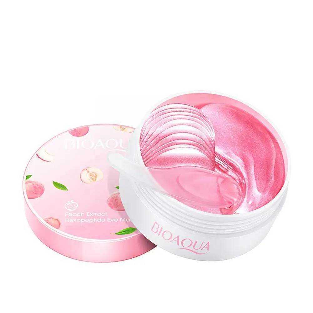 

Peach Hexapeptide Eye Masks Deeply Moisturizes Relieves Patches Eye Care Masks Brighten Anti Eye Puffiness Aging Skin Firmin