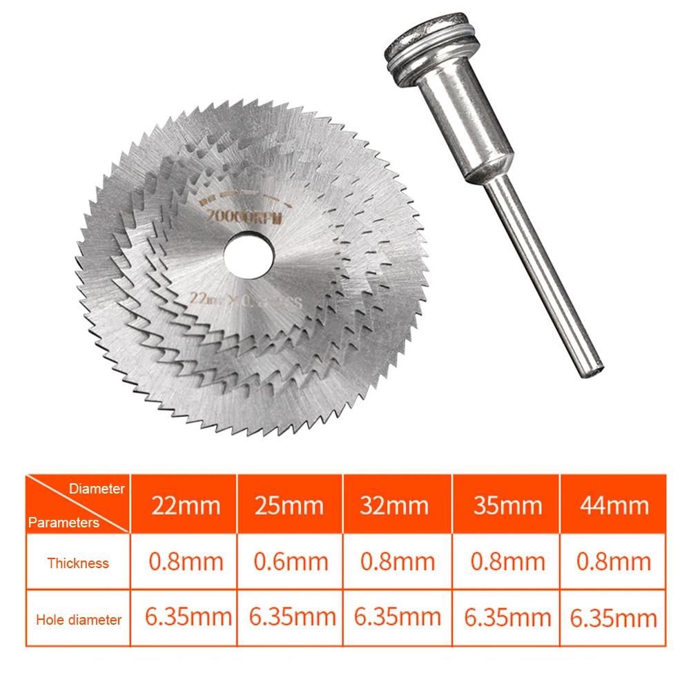 

5 шт., набор резцов для циркулярной пилы