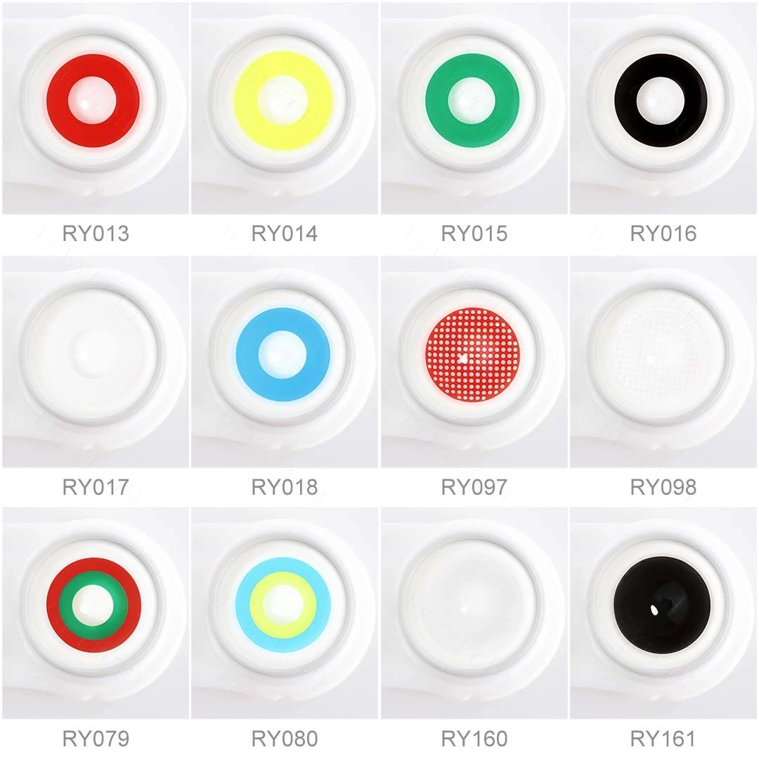 Цветные контактные линзы затемняющие контакты для Хэллоуина глаз косметические