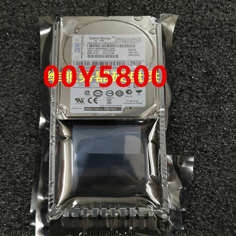 

Original New HDD For IBM V3700 600GB 2.5" SAS 6 Gb/S 64MB 10000RPM For Internal HDD For Server HDD For 00Y5800 00NC649 00Y5795