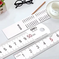 8464 steel ruler 50cm set of drafting rules sewing design ruler office supplies learning stationery