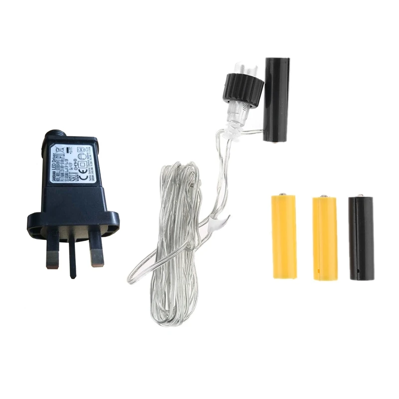 

Вилка стандарта США и Великобритании, блок питания для замены аккумуляторов AA/AAA, 2x3x AA, адаптер питания для радиоприемника, светодиодной под...