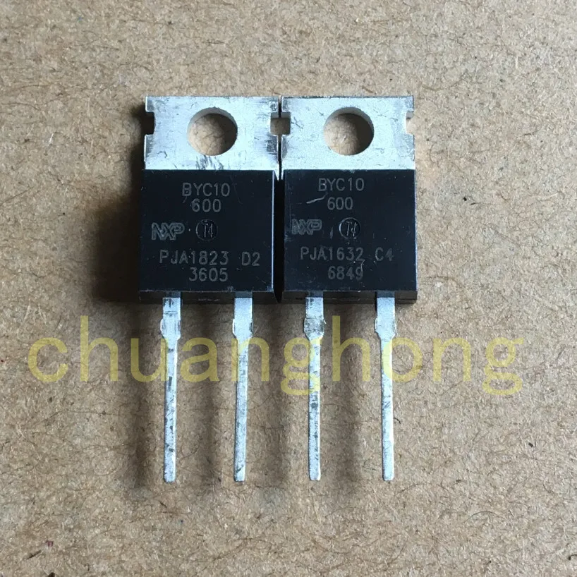 

1Pcs/Lot Original New BYC10-600 Rectifier Diode TO-220-2 BYC10