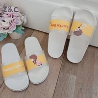 ins style tide couples home slippers cute cartoon indoor bathroom skid proof flat bath slippers for men and women sandals 2022