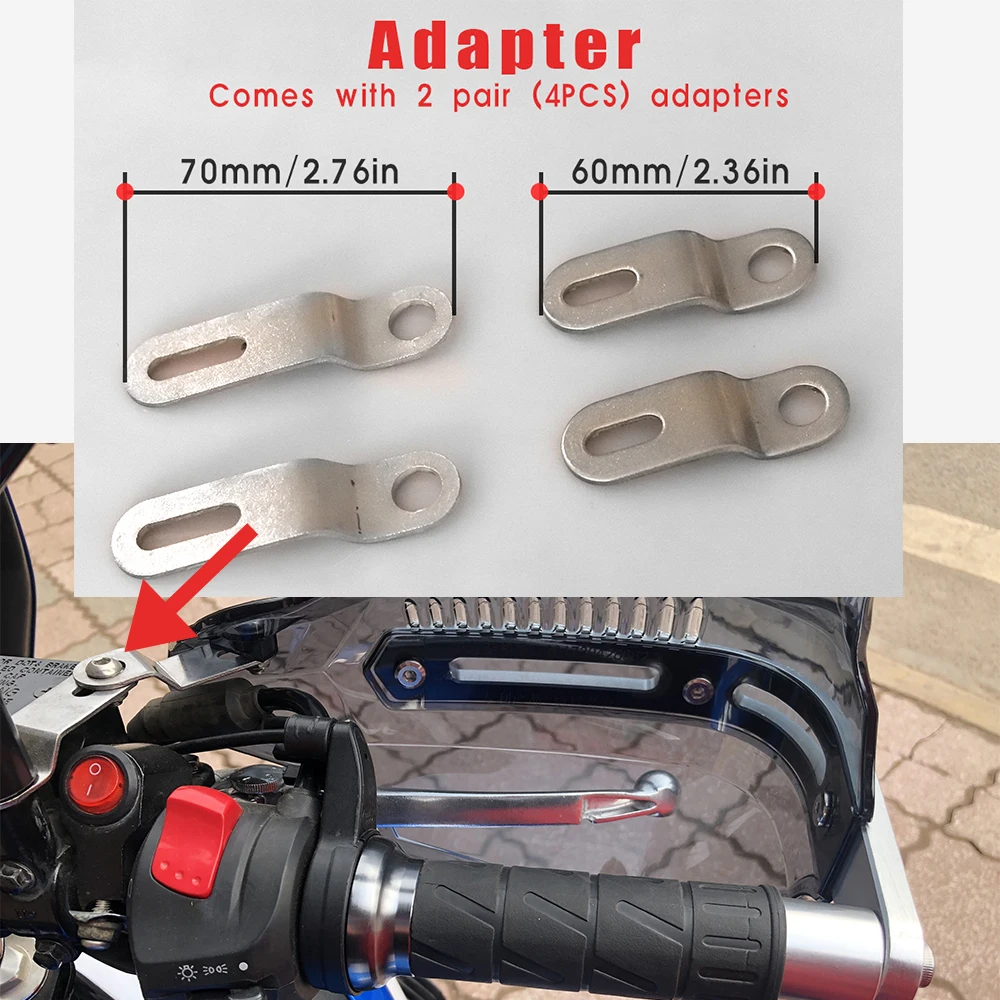 Защита для рук на руль мотоцикла защита honda c50 kawasaki z1000sx nc 700 ktm duke 390 | Автомобили и
