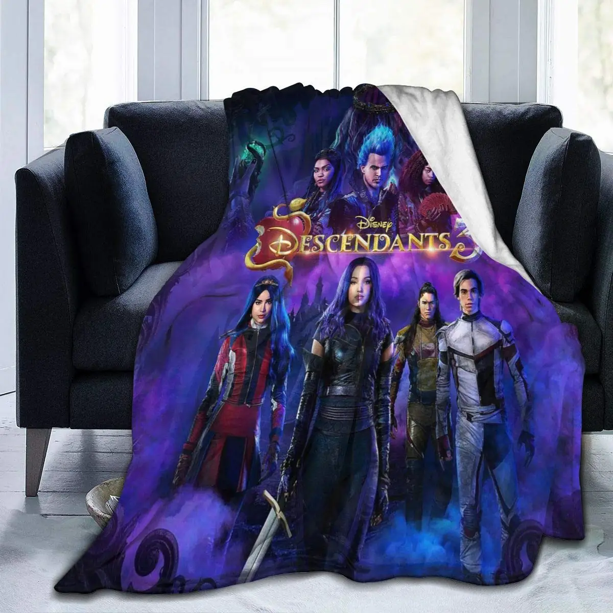 

Descendants 3 Cameron Boyce 3D Printed Blanket Adult Children Winter Sheets Bed Cover Living Room Office Sofa Resting Body Cover